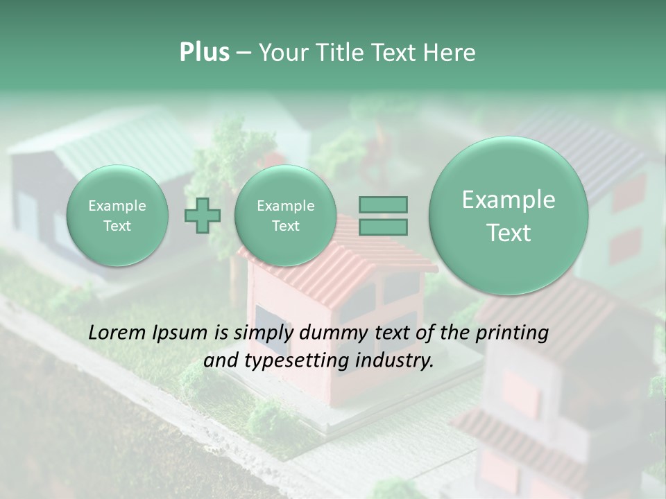 Dwell Miniature Toy PowerPoint Template