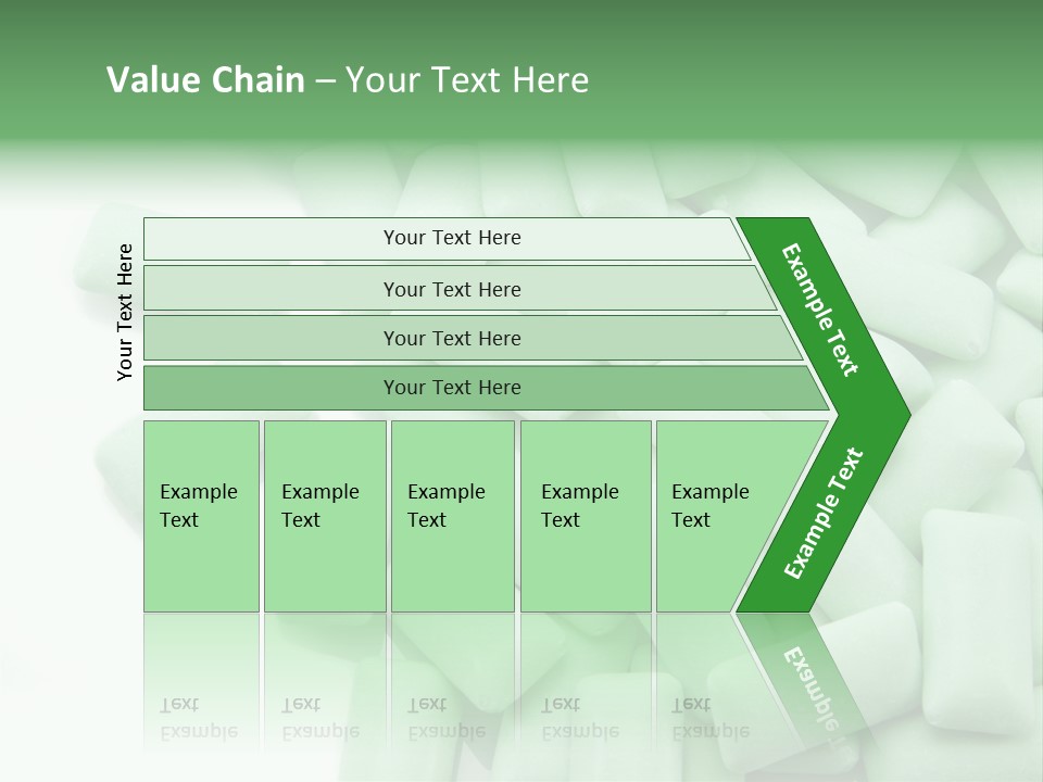 Herbal Aroma Mint Chewinggum PowerPoint Template