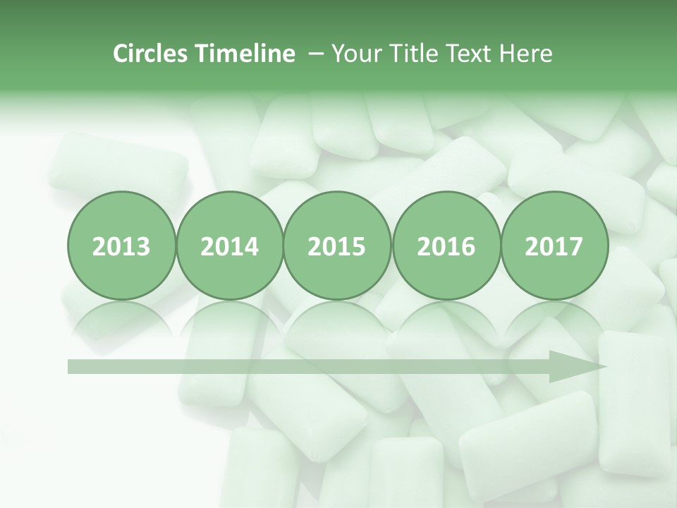 Herbal Aroma Mint Chewinggum PowerPoint Template