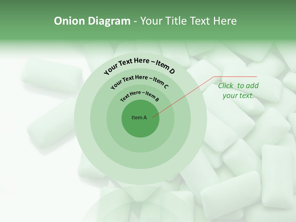 Herbal Aroma Mint Chewinggum PowerPoint Template