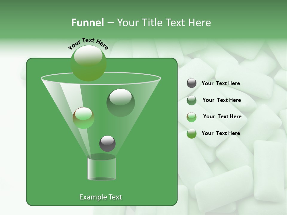 Herbal Aroma Mint Chewinggum PowerPoint Template