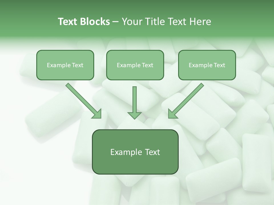 Herbal Aroma Mint Chewinggum PowerPoint Template