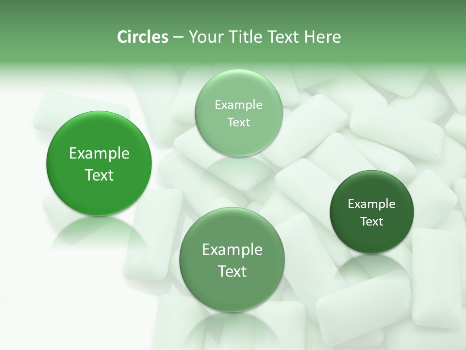 Herbal Aroma Mint Chewinggum PowerPoint Template