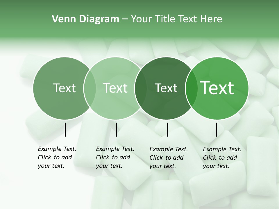 Herbal Aroma Mint Chewinggum PowerPoint Template