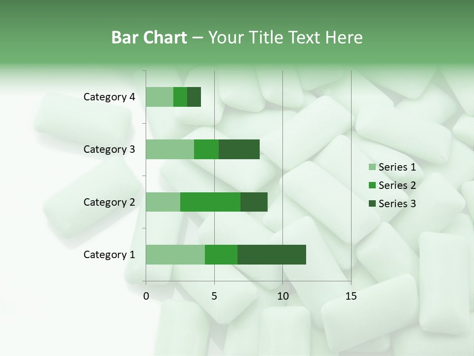 Herbal Aroma Mint Chewinggum PowerPoint Template