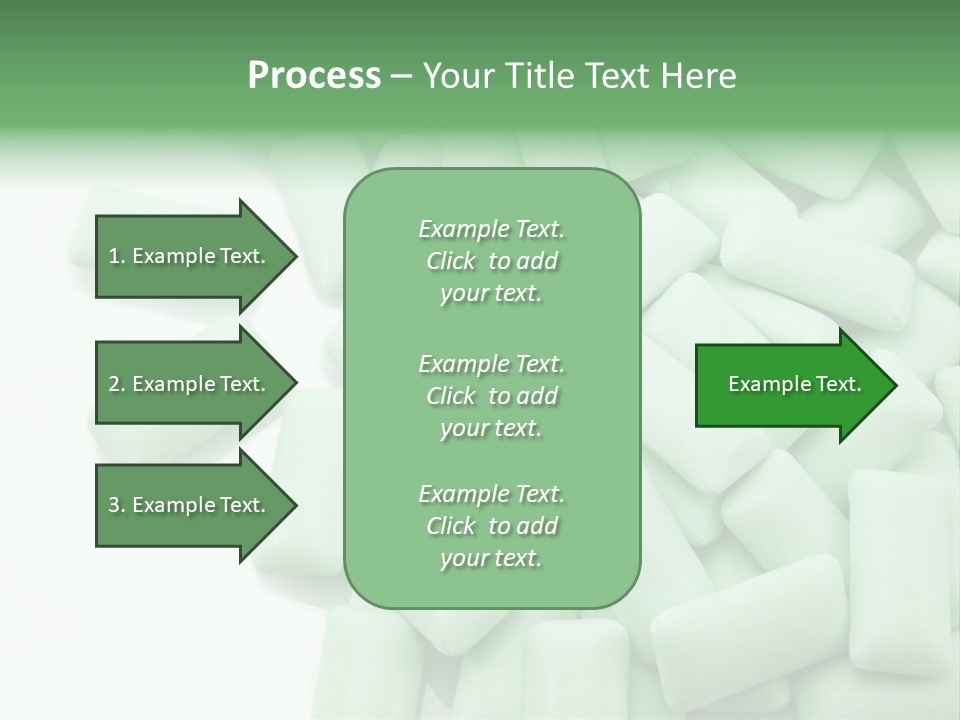 Herbal Aroma Mint Chewinggum PowerPoint Template
