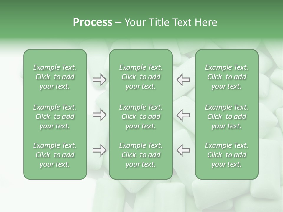 Herbal Aroma Mint Chewinggum PowerPoint Template