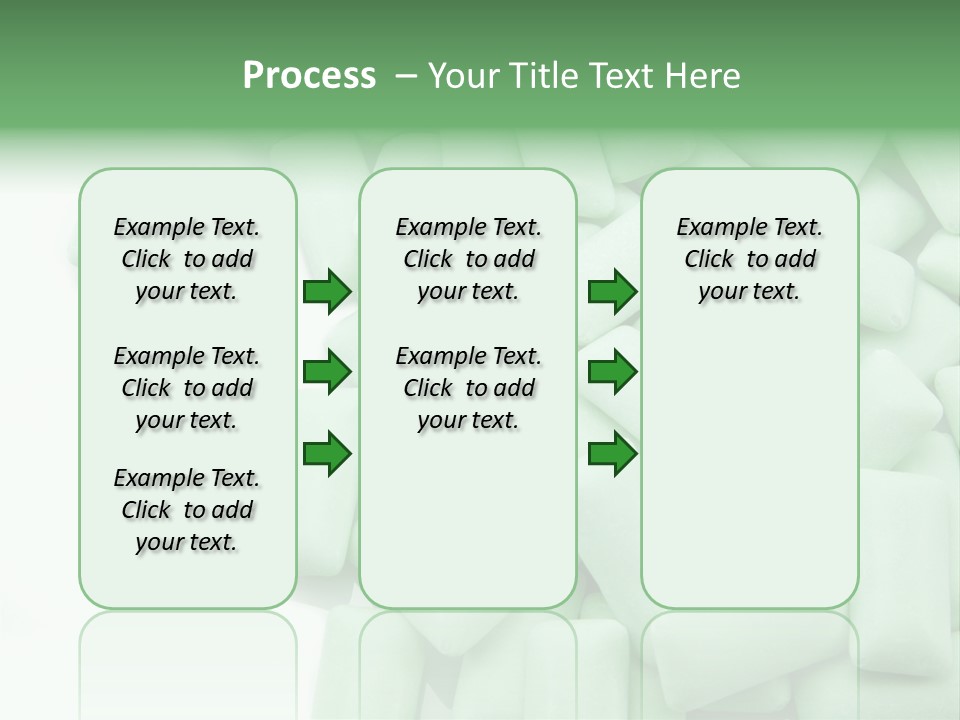 Herbal Aroma Mint Chewinggum PowerPoint Template