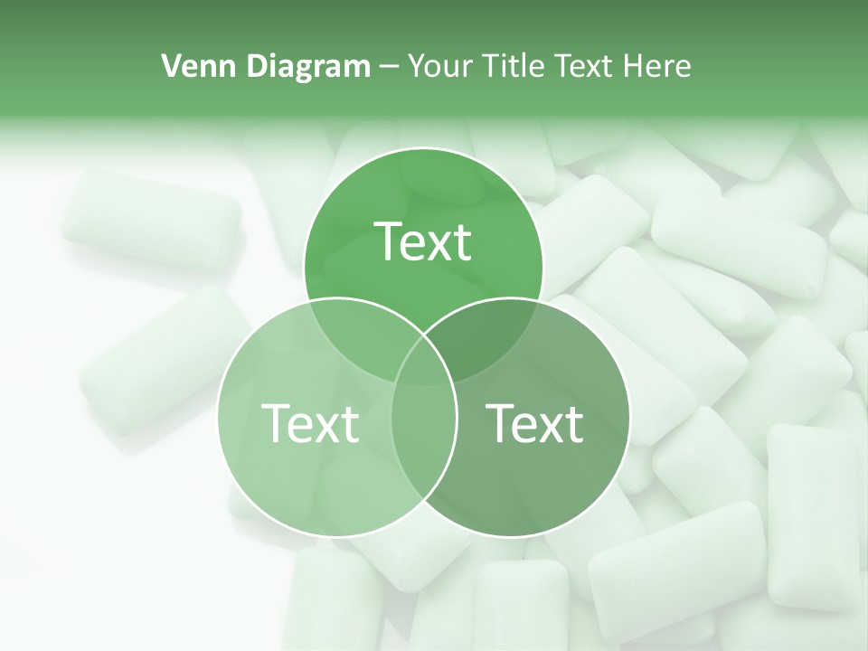 Herbal Aroma Mint Chewinggum PowerPoint Template