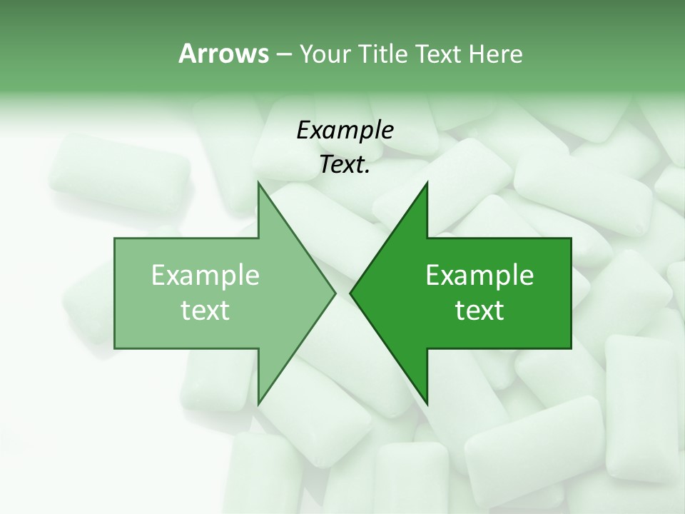 Herbal Aroma Mint Chewinggum PowerPoint Template