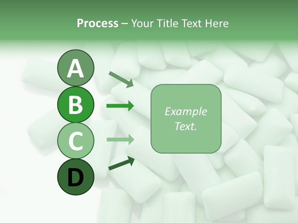 Herbal Aroma Mint Chewinggum PowerPoint Template
