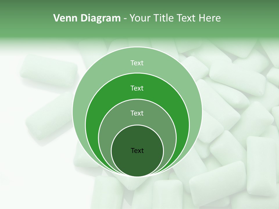 Herbal Aroma Mint Chewinggum PowerPoint Template