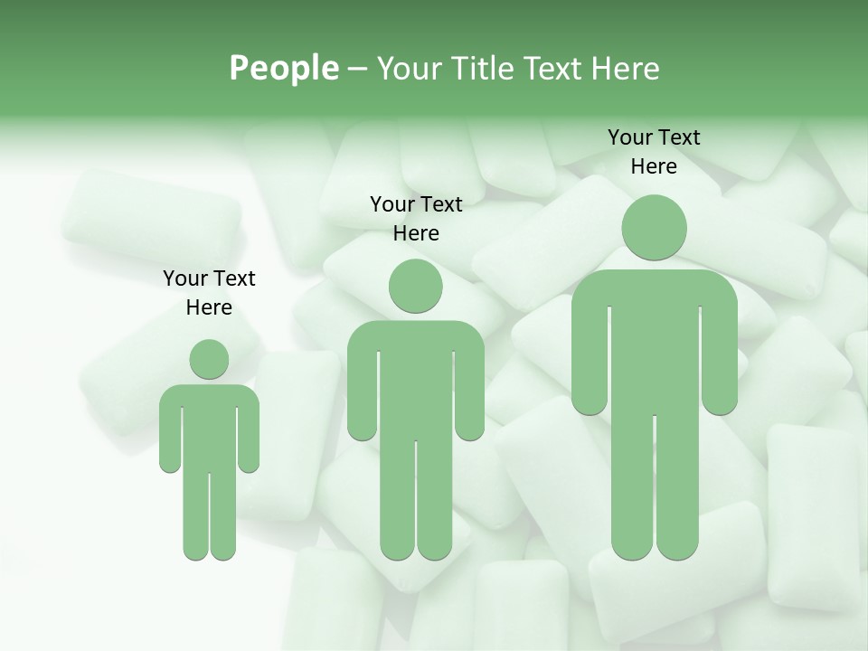 Herbal Aroma Mint Chewinggum PowerPoint Template