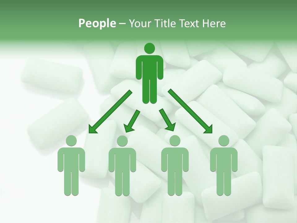 Herbal Aroma Mint Chewinggum PowerPoint Template