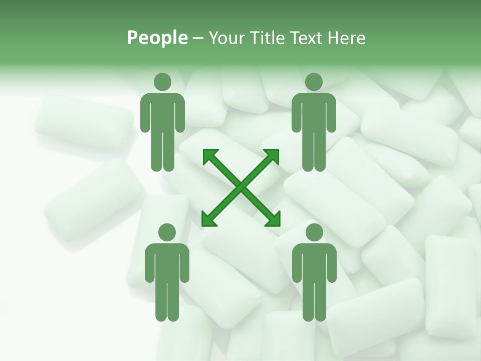 Herbal Aroma Mint Chewinggum PowerPoint Template