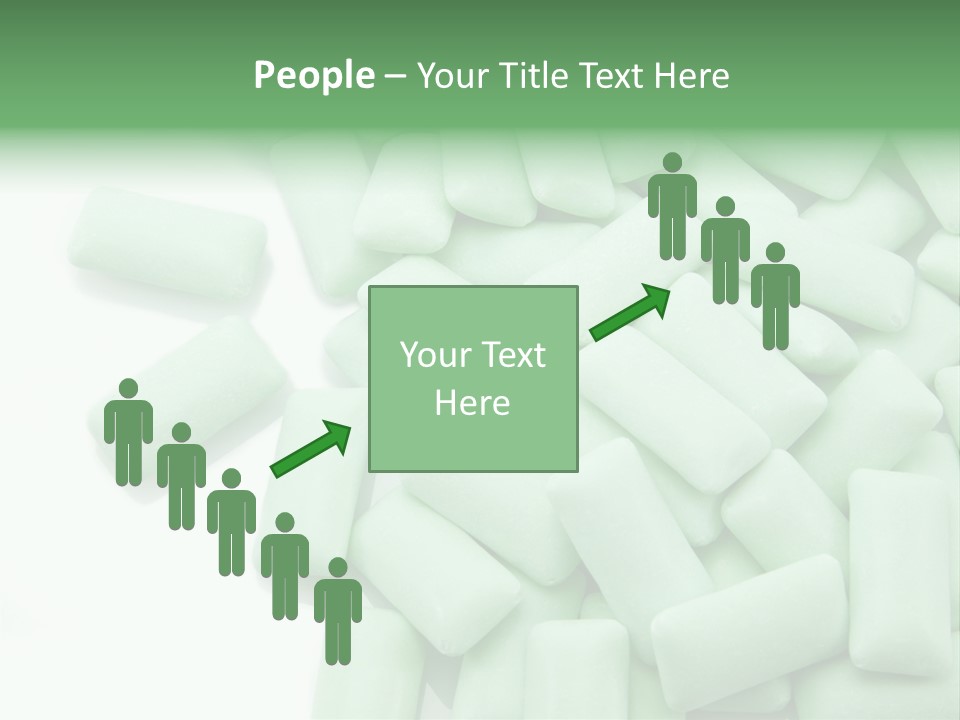 Herbal Aroma Mint Chewinggum PowerPoint Template