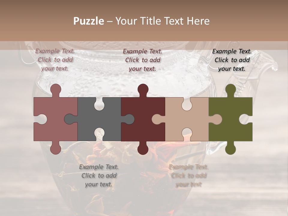 Blossom Herbal Decoration PowerPoint Template