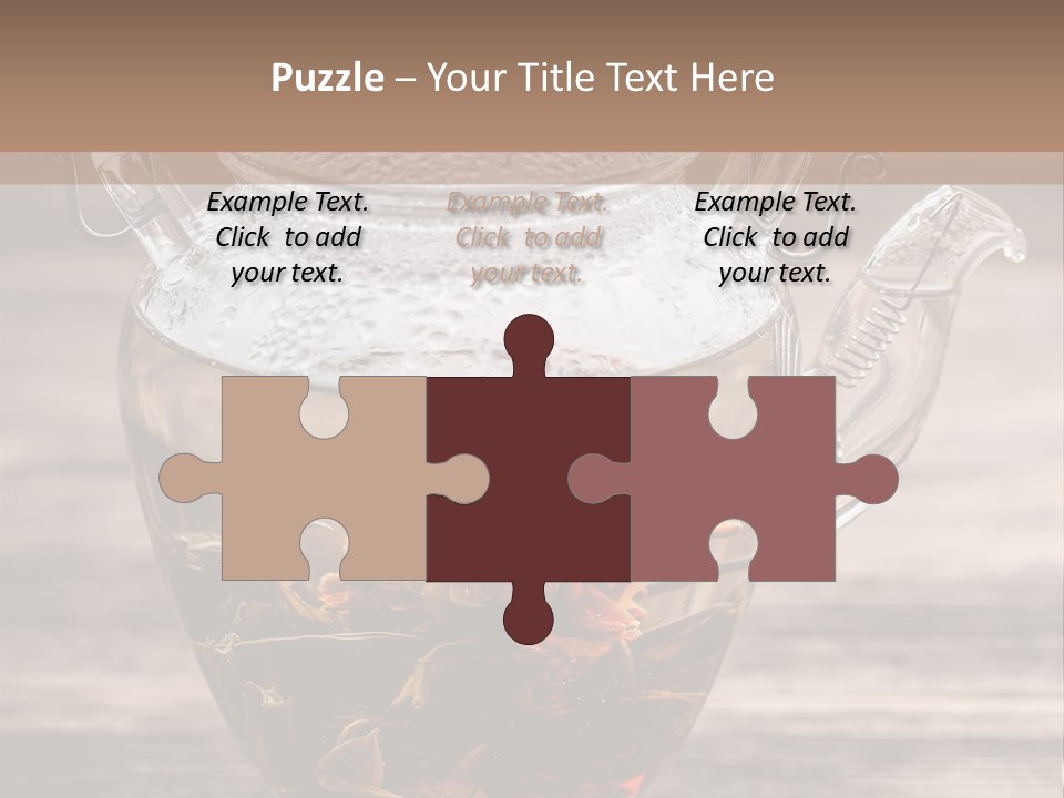 Blossom Herbal Decoration PowerPoint Template