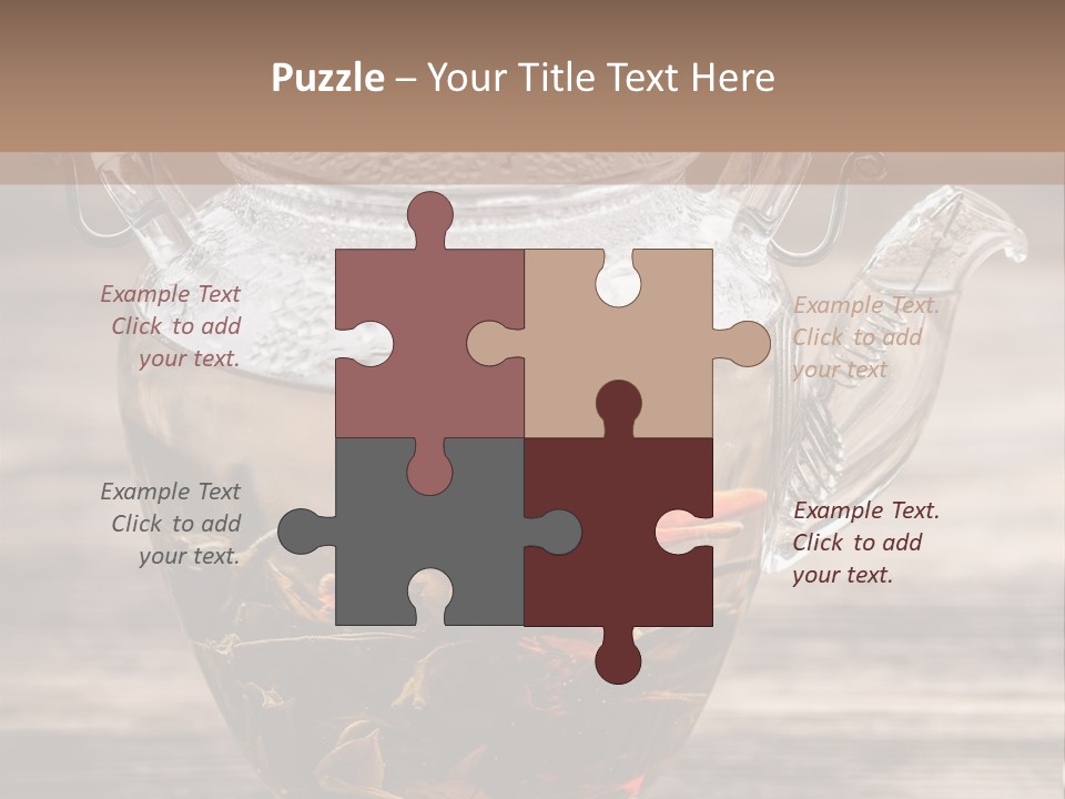 Blossom Herbal Decoration PowerPoint Template