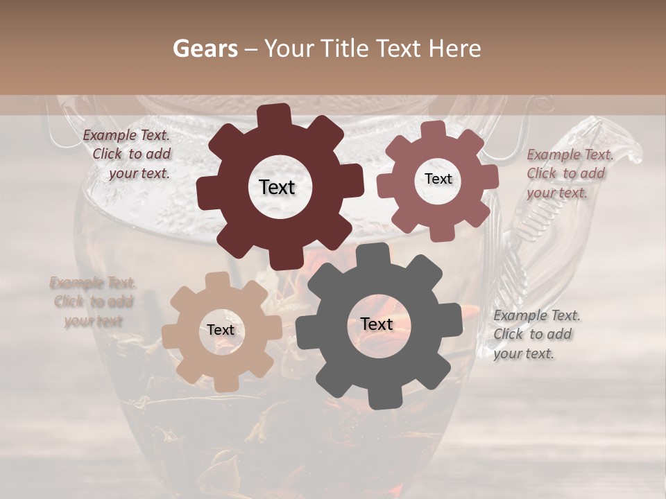 Blossom Herbal Decoration PowerPoint Template