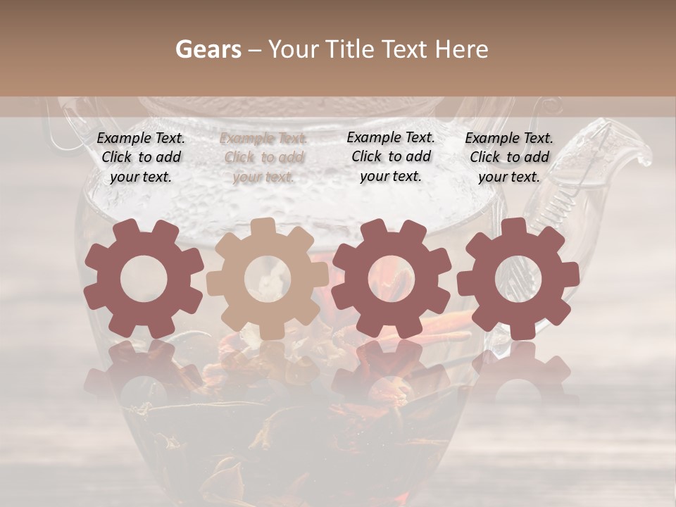 Blossom Herbal Decoration PowerPoint Template