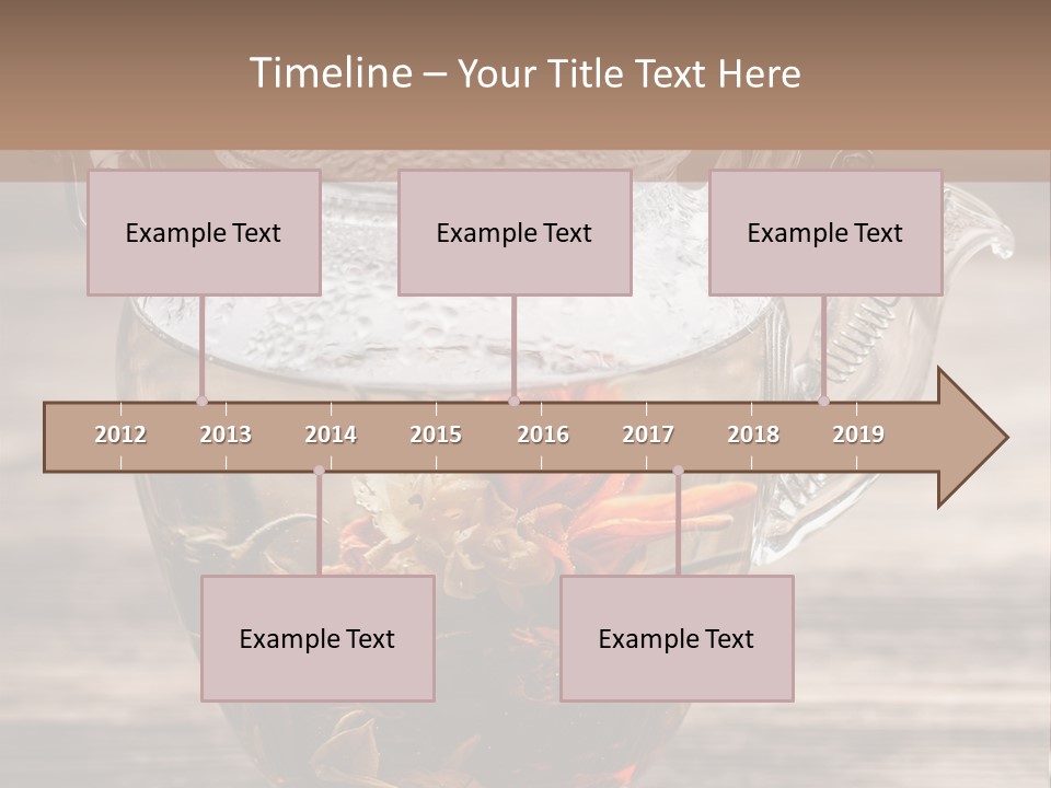 Blossom Herbal Decoration PowerPoint Template