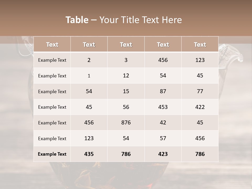 Blossom Herbal Decoration PowerPoint Template