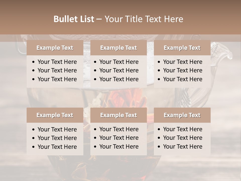 Blossom Herbal Decoration PowerPoint Template