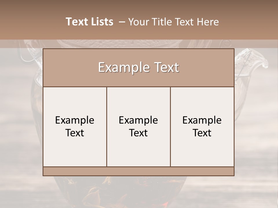 Blossom Herbal Decoration PowerPoint Template