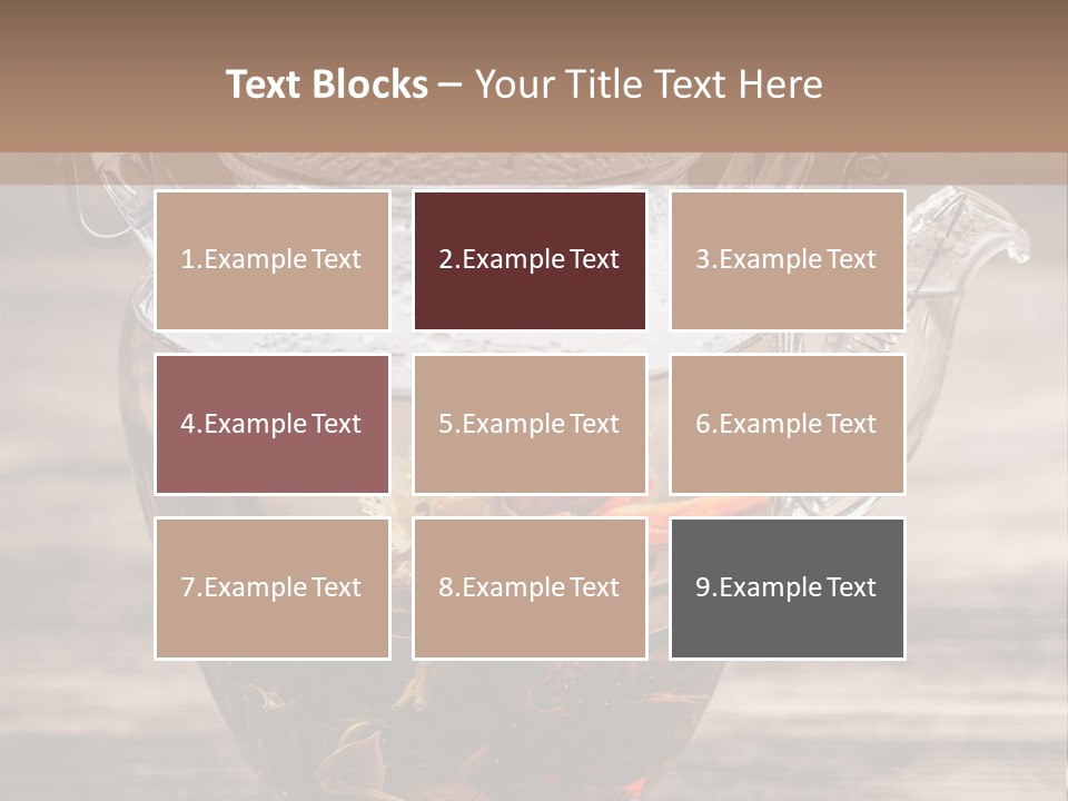 Blossom Herbal Decoration PowerPoint Template