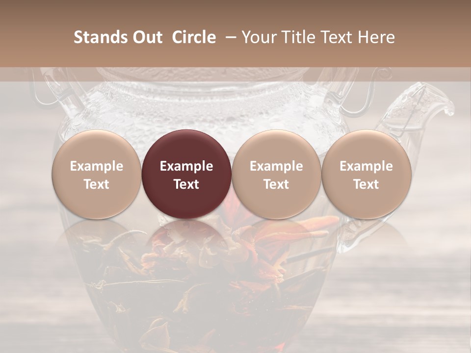 Blossom Herbal Decoration PowerPoint Template