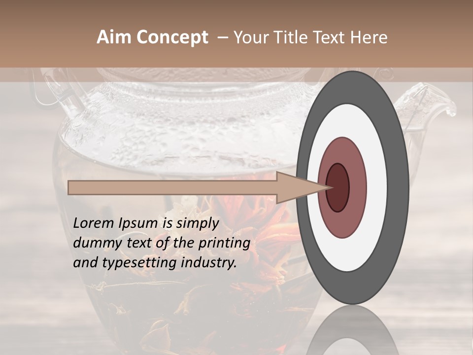 Blossom Herbal Decoration PowerPoint Template