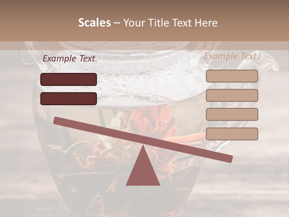 Blossom Herbal Decoration PowerPoint Template