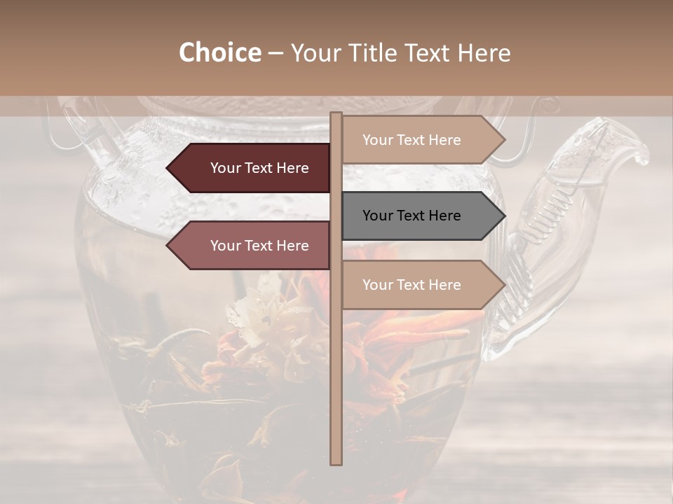 Blossom Herbal Decoration PowerPoint Template