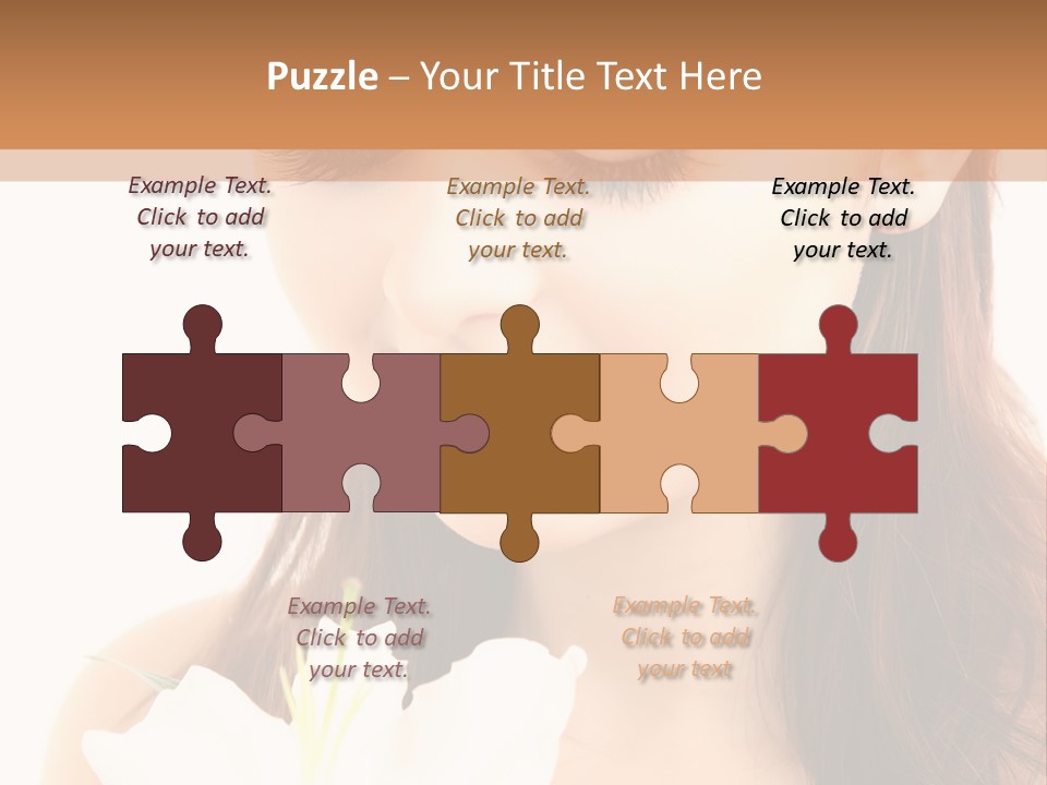 Sexy Make Manicure PowerPoint Template