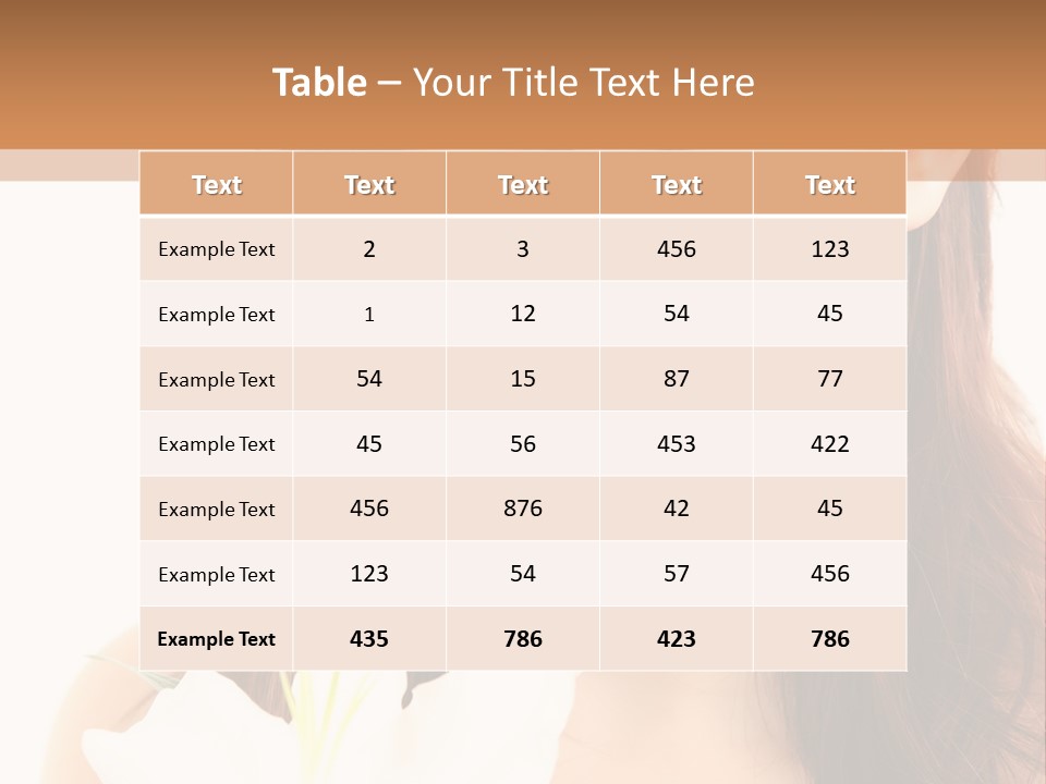 Sexy Make Manicure PowerPoint Template