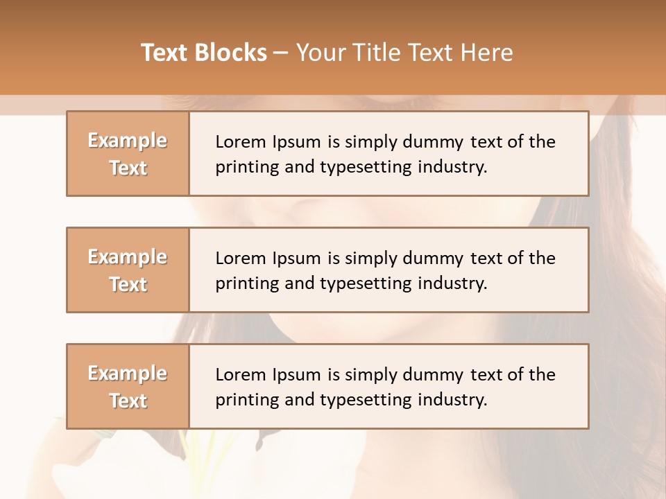 Sexy Make Manicure PowerPoint Template