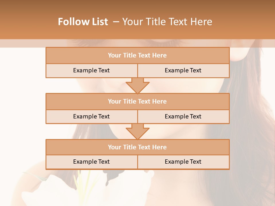 Sexy Make Manicure PowerPoint Template