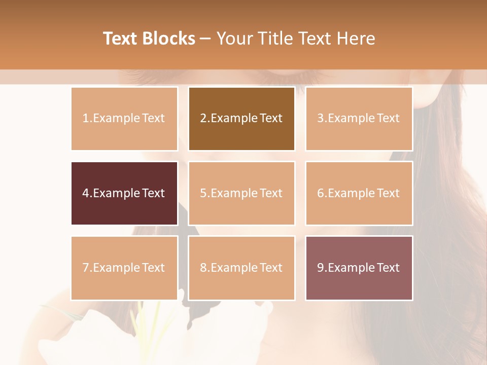 Sexy Make Manicure PowerPoint Template