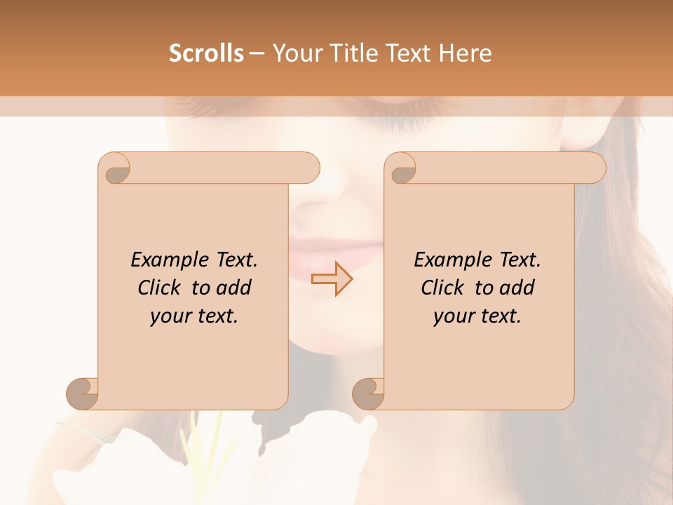 Sexy Make Manicure PowerPoint Template