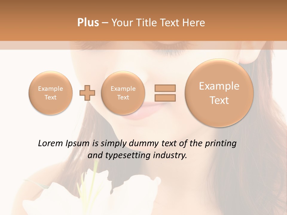 Sexy Make Manicure PowerPoint Template