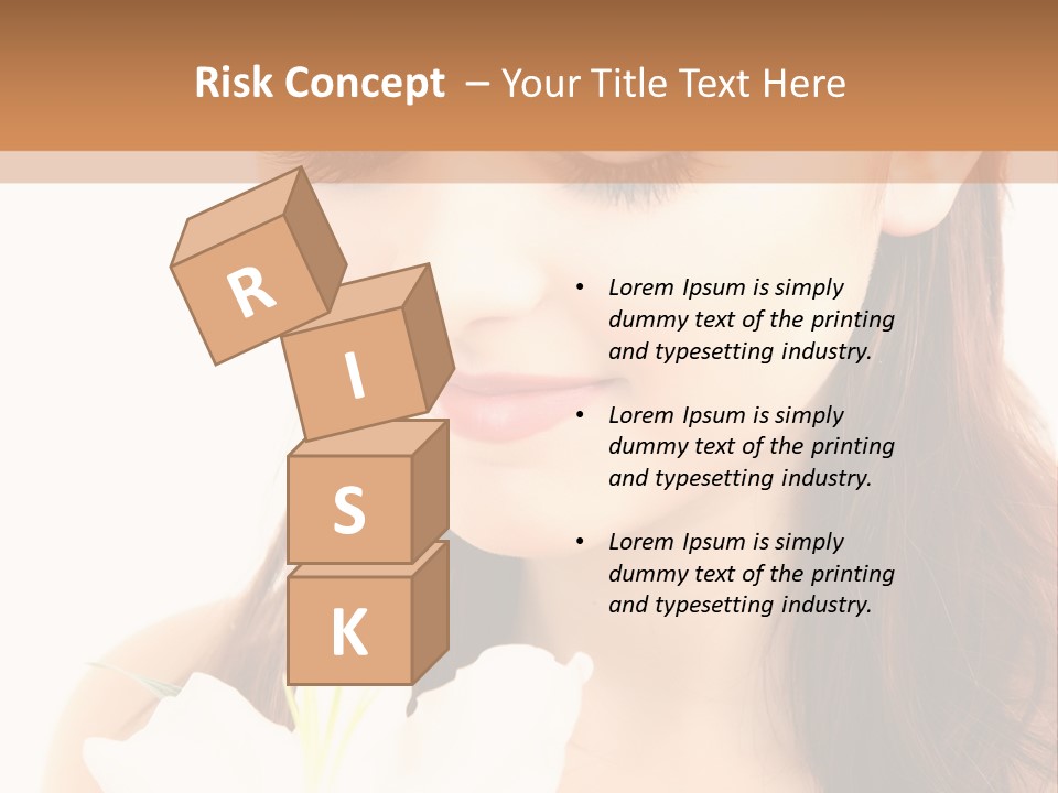 Sexy Make Manicure PowerPoint Template