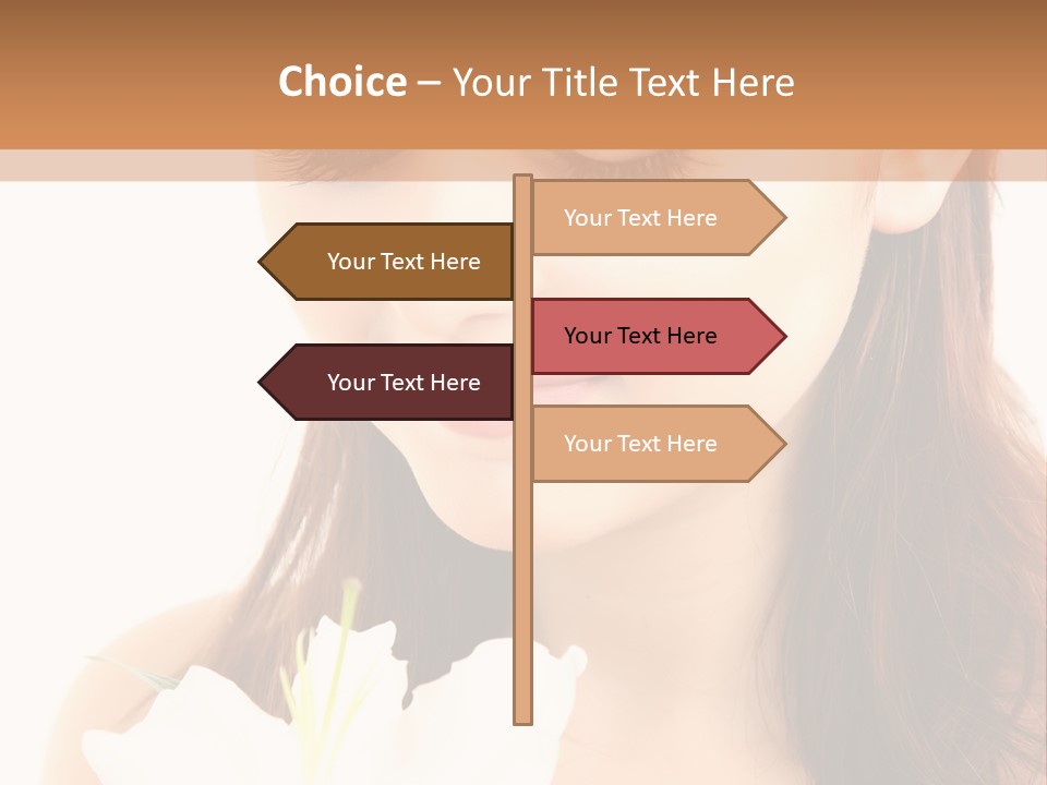 Sexy Make Manicure PowerPoint Template