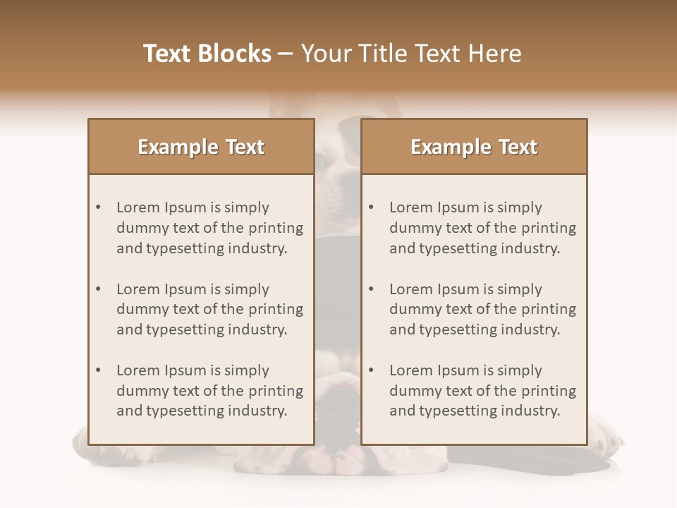 Paws Canine Mates PowerPoint Template