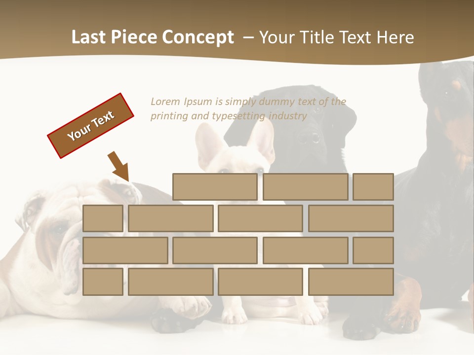 Looks Muscular Growth PowerPoint Template