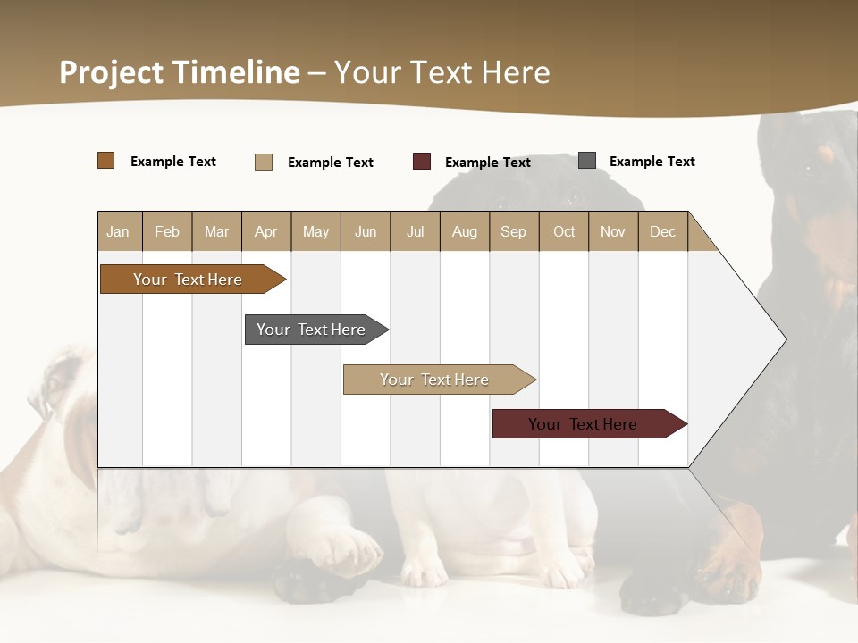 Looks Muscular Growth PowerPoint Template
