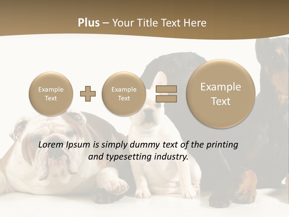 Looks Muscular Growth PowerPoint Template