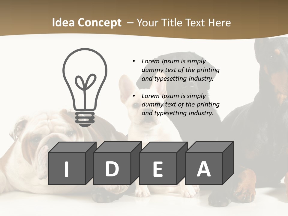 Looks Muscular Growth PowerPoint Template