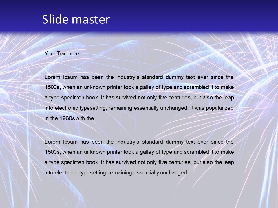 Colorful Purple Sky PowerPoint Template