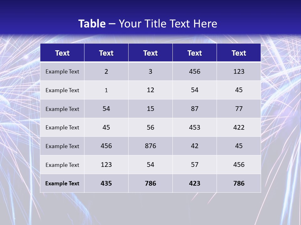 Colorful Purple Sky PowerPoint Template